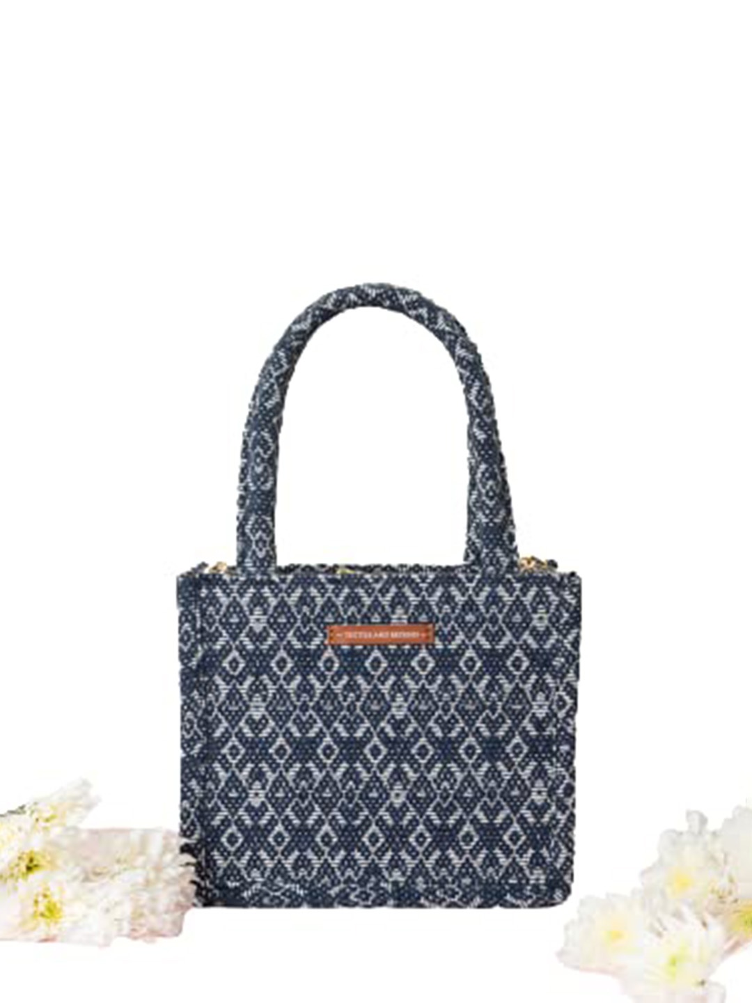 

Textile and Beyond Structured Sling Bag, Blue