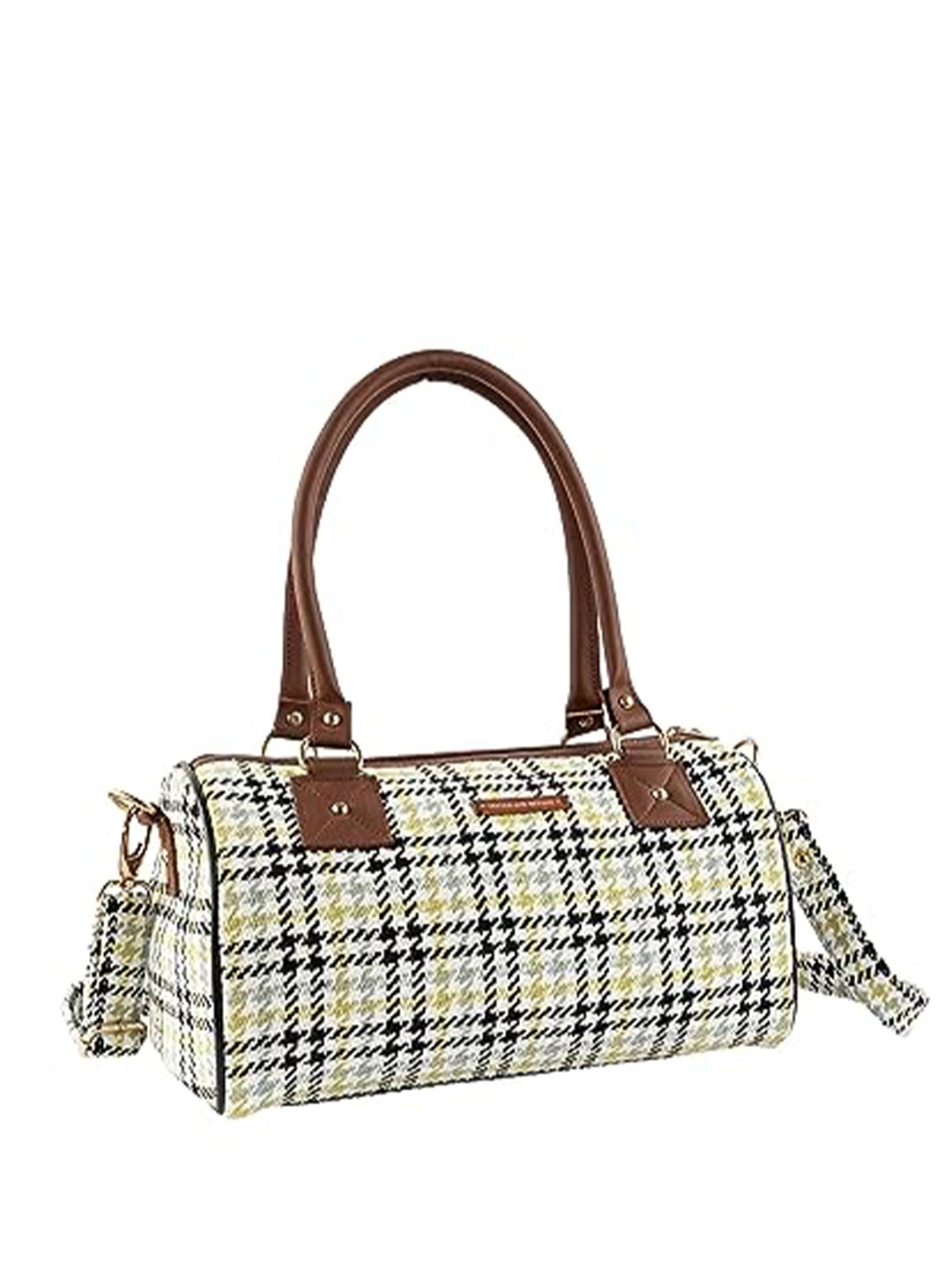 

Textile and Beyond Leather Structured Sling Bag, Multi