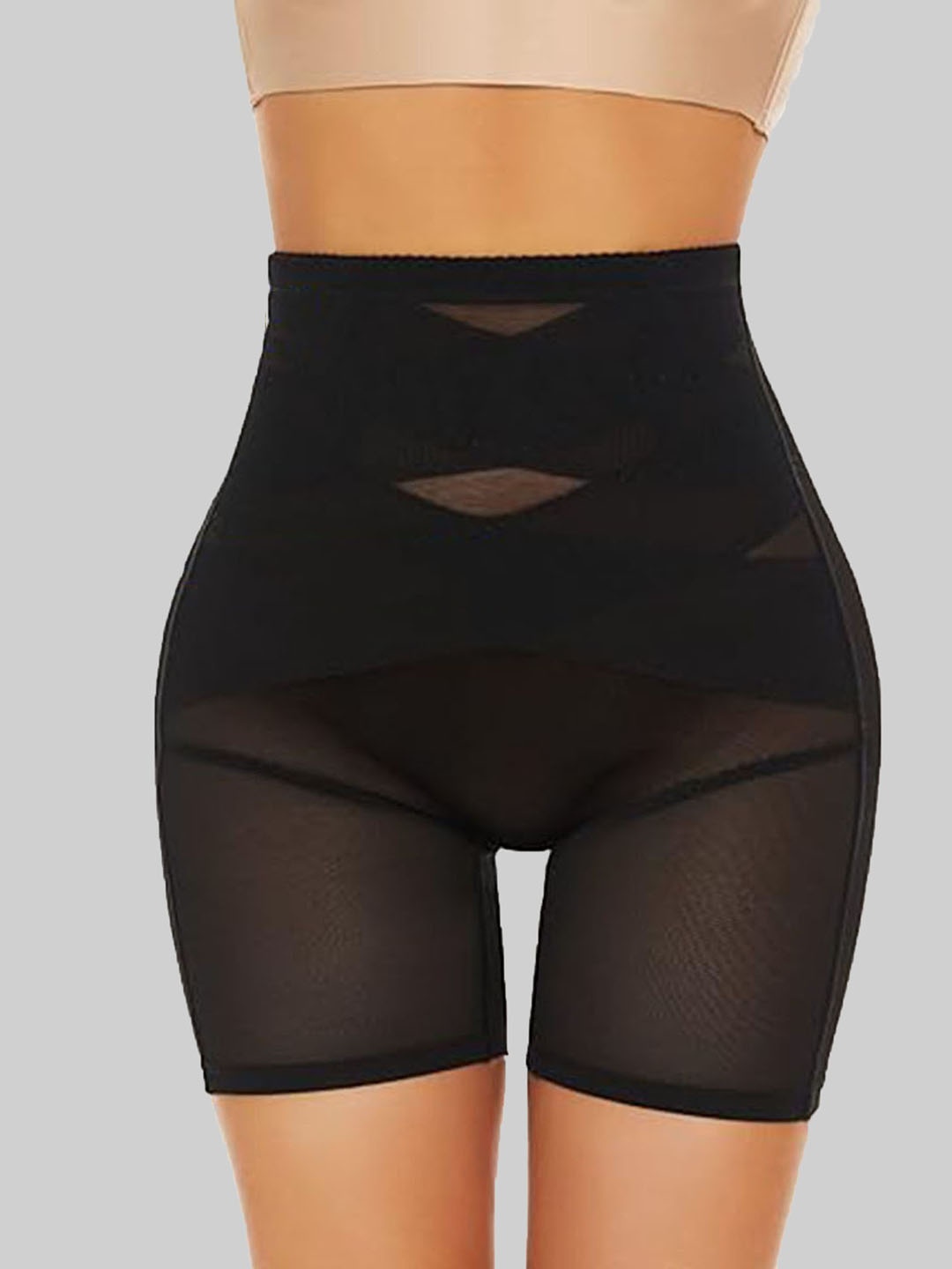 

QIDREZY Women Tummy & Thigh Shapewear, Black