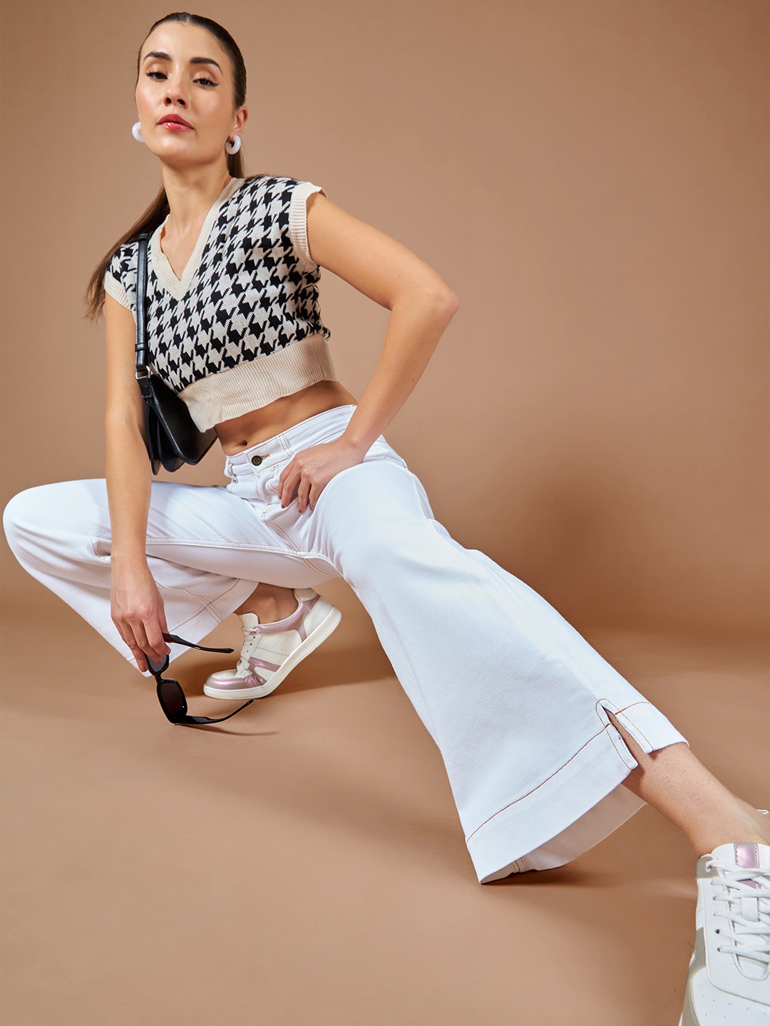 

The Roadster Lifestyle Co Wide Leg Jeans, White