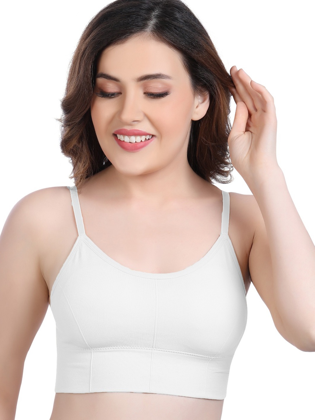 

SHOPPY VILLA Full Coverage Lightly Padded Everyday Bra, White