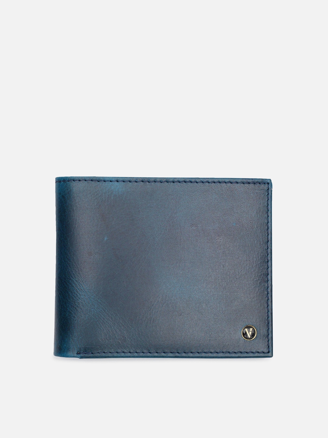 

Van Heusen Men Leather Two Fold Wallet, Navy blue