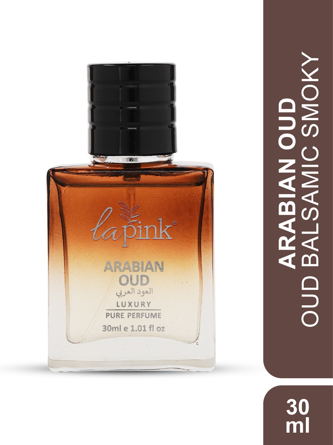 

La Pink Men Arabian Oud French Luxury Pure Perfume - 30 ml, Transparent