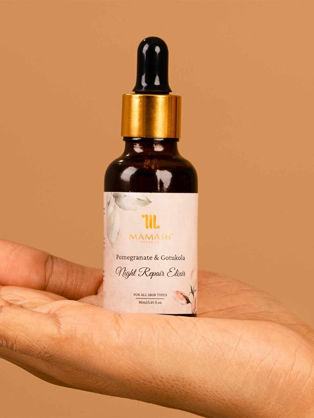 

Mamash Organics Night Repair Facial Oil - 30 ml, Yellow