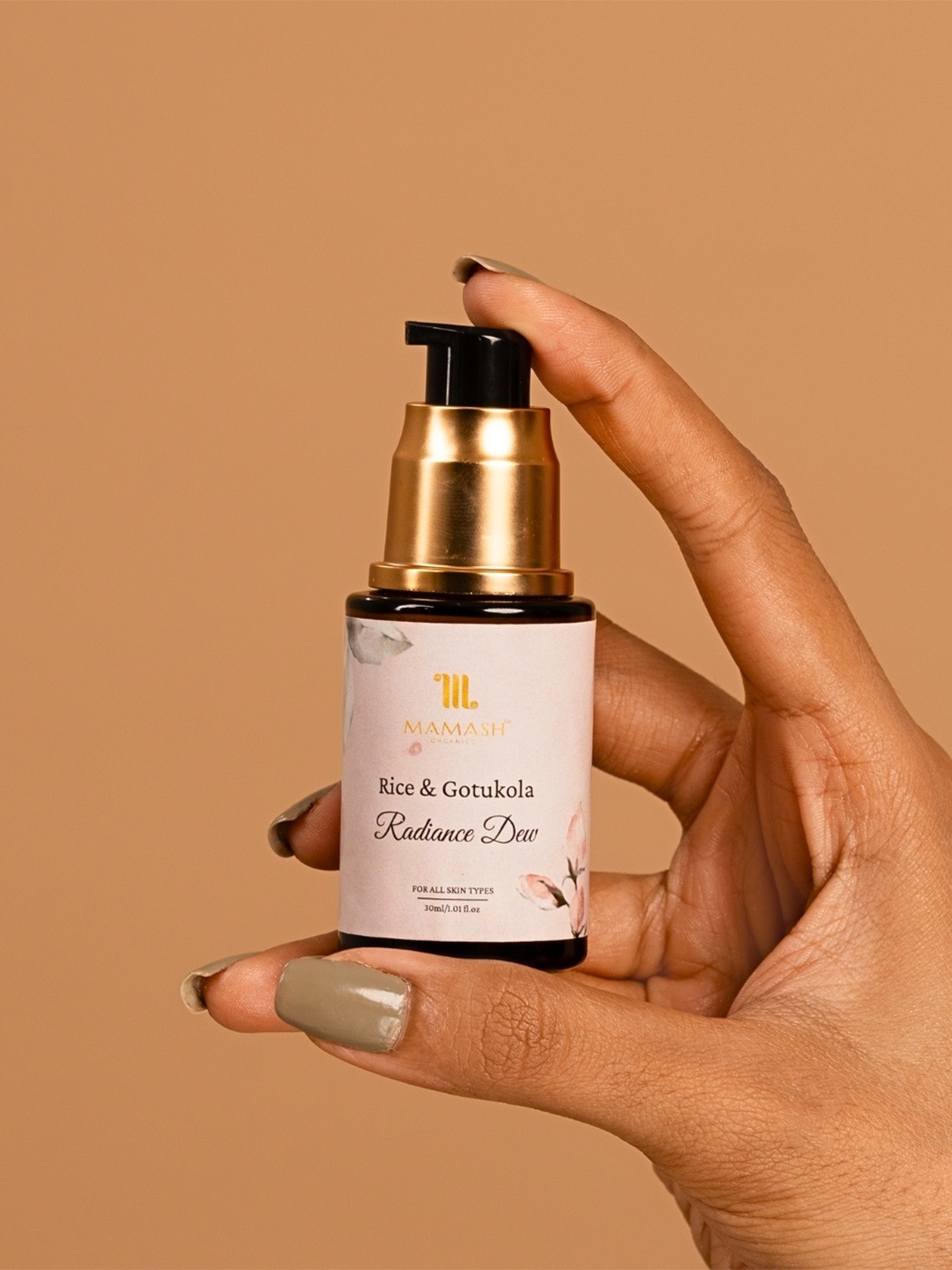

Mamash Organics Rice & Gotukola Radiance Dew Serum - 30 ml, White