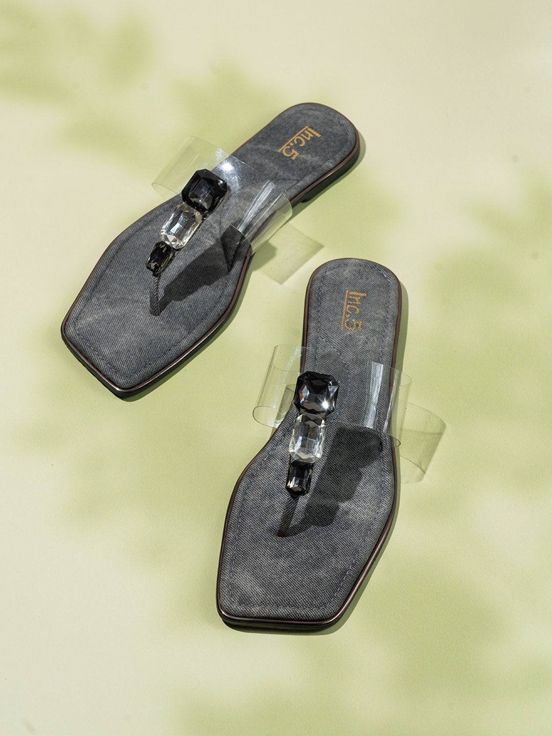 

Inc 5 Women Party T-Strap Flats, Black