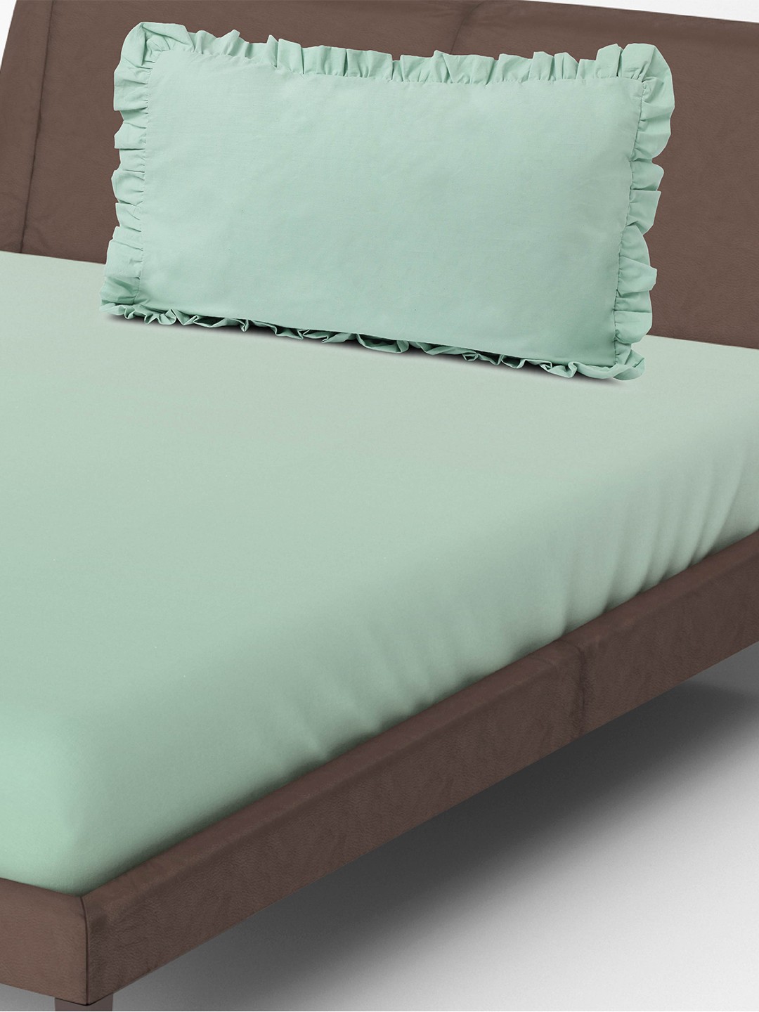 

10Club Single Bedsheet with 1 pillow cover, Green