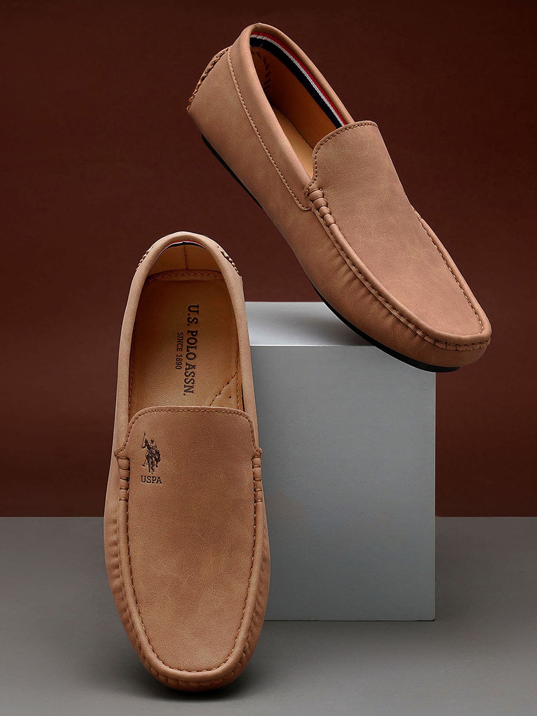 

U.S. Polo Assn. Men AARON 5.0 Loafers, Tan