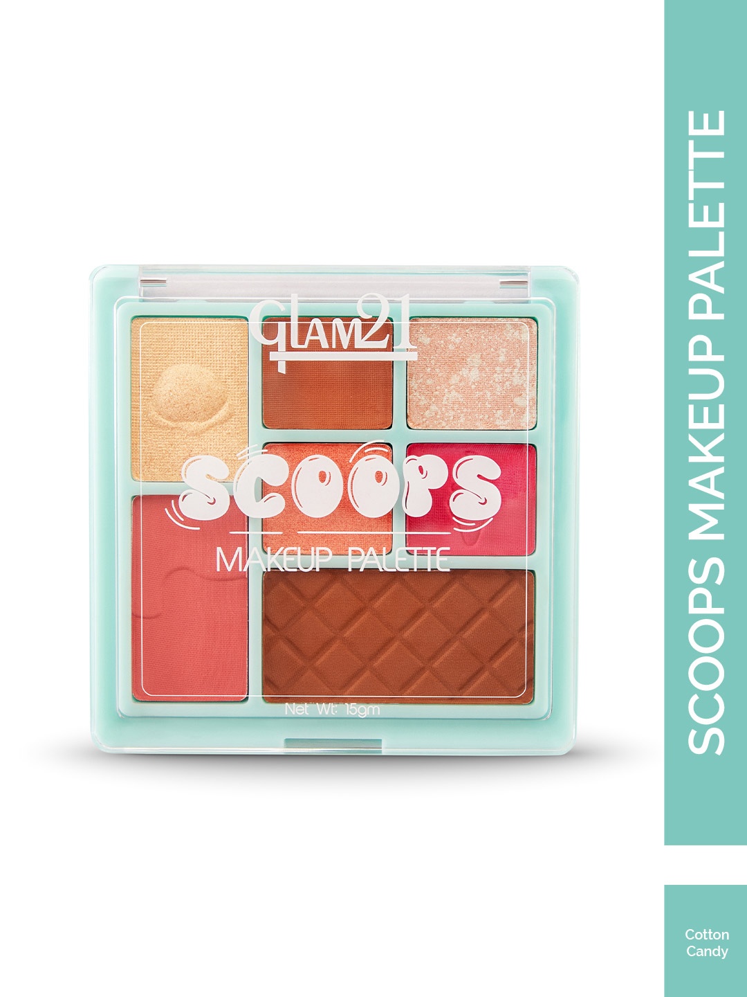 

GLAM21 Scoops Makeup Palette 15g - Cotton Candy, Multi