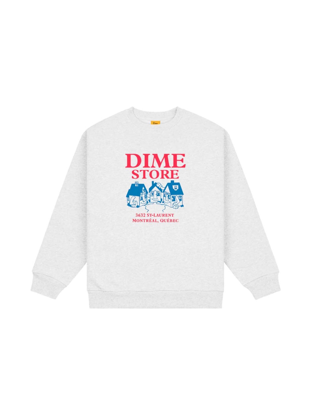 

Dime Men Skateshop Crewneck Sweatshirt, Grey