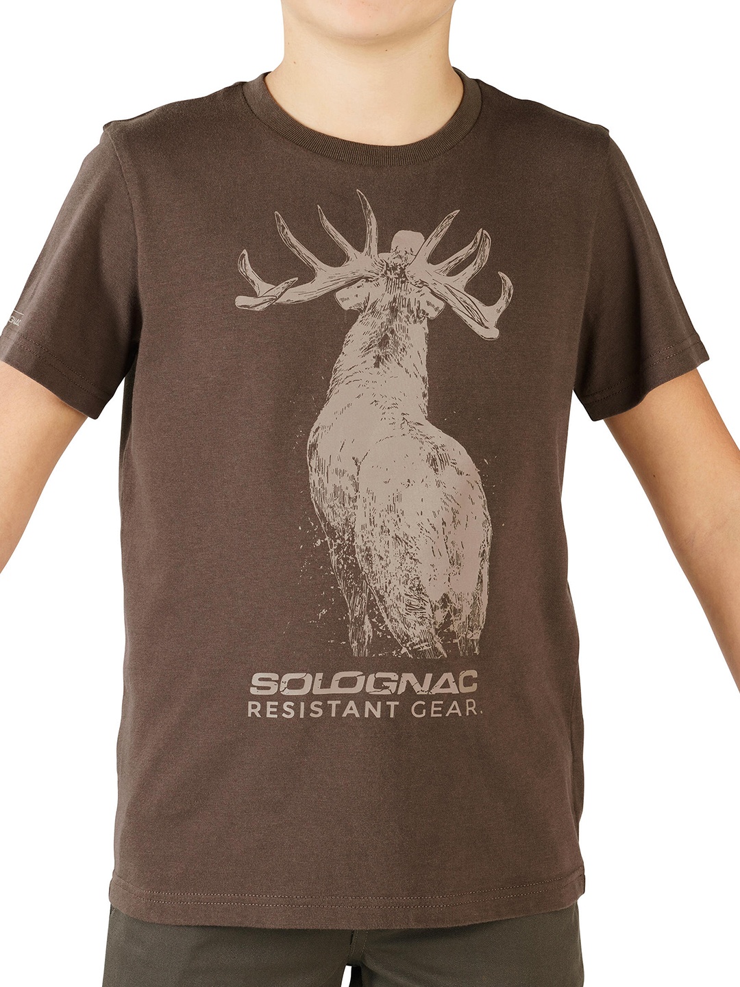 

SOLOGNAC By Decathlon Boys Tshirts, Brown