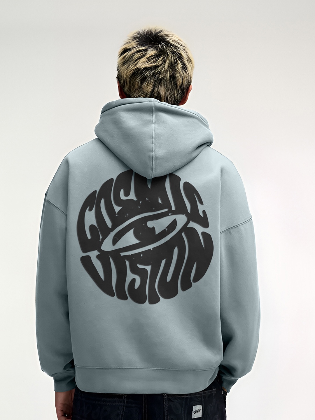 

Maniac Men Printed Hooded Sweatshirt, Grey