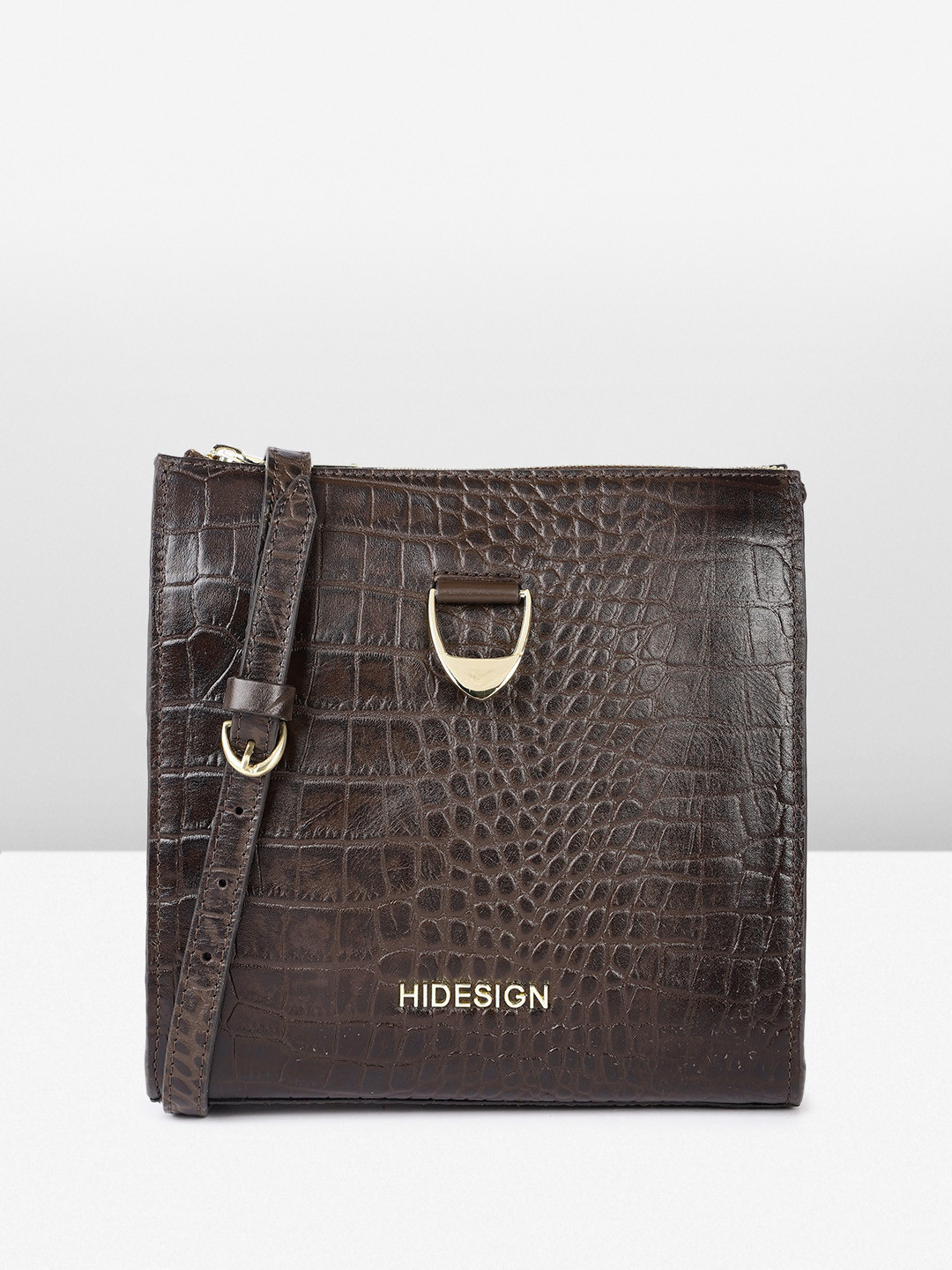 

Hidesign Textured Leather Sling Bag, Brown