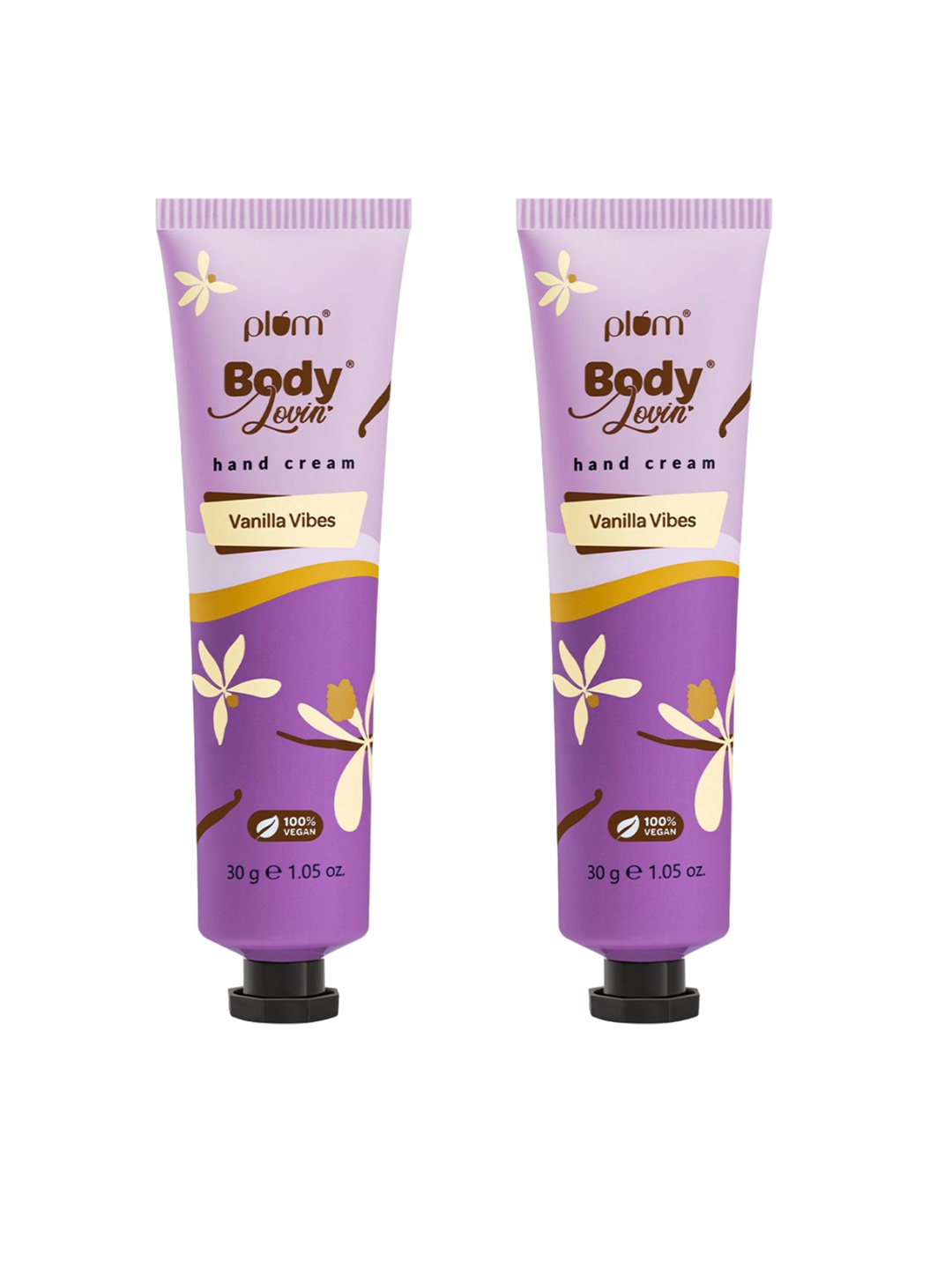 

Plum Set of 2 BodyLovin' Hand Cream with Shea Butter 30 g each - Vanilla Vibes, Purple