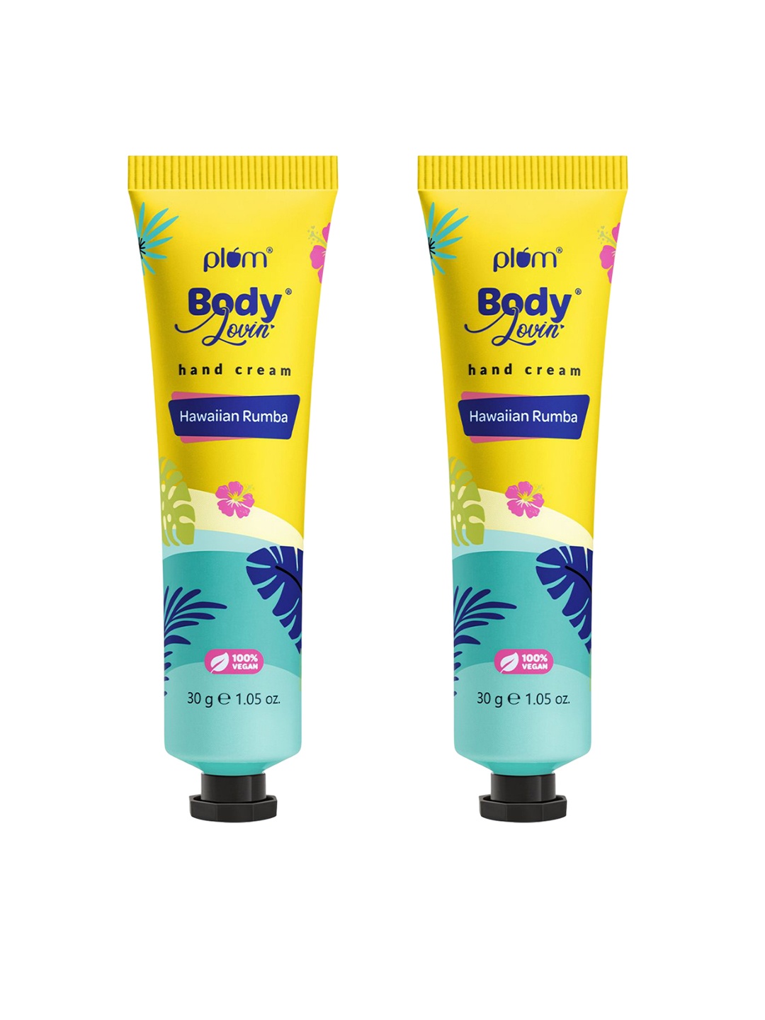 

Plum Bodylovin Set of 2 Hand Cream with Shea Butter 30 g each - Hawaiian Rumba, Blue