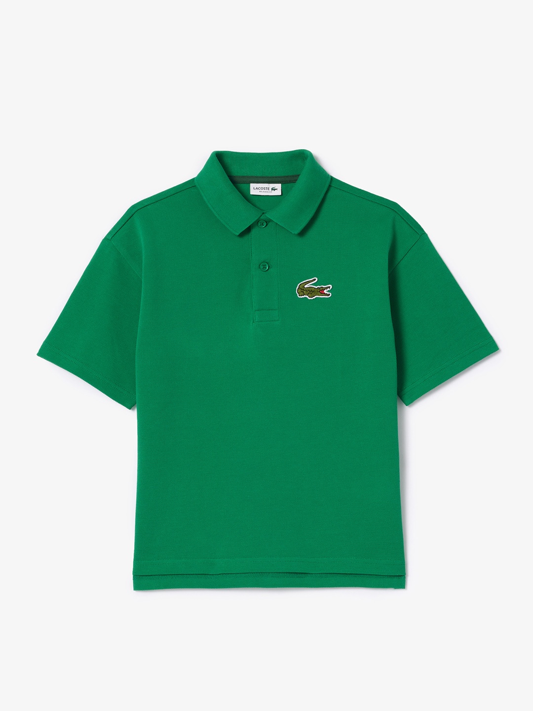 

Lacoste Kids Polo Collar Applique T-shirt, White