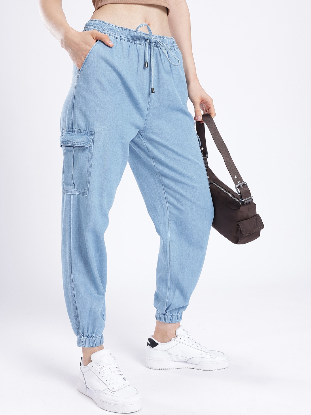 

glitchez Women Street Cool Jogger, Blue