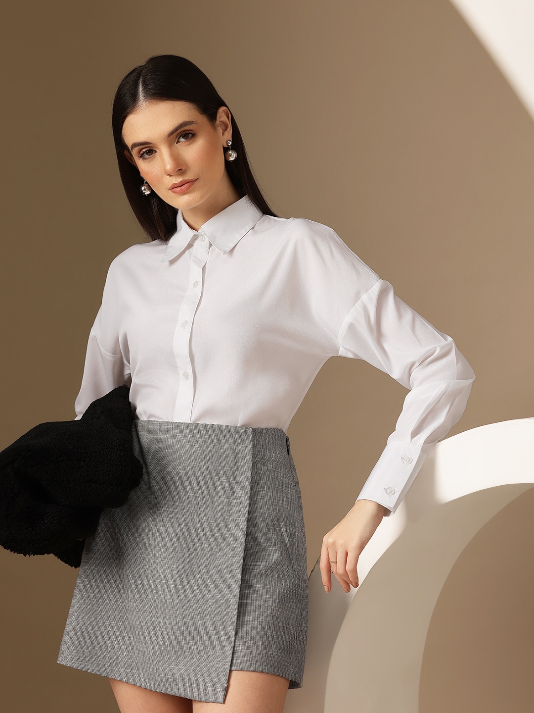 

Chemistry Standard Formal Shirt, White