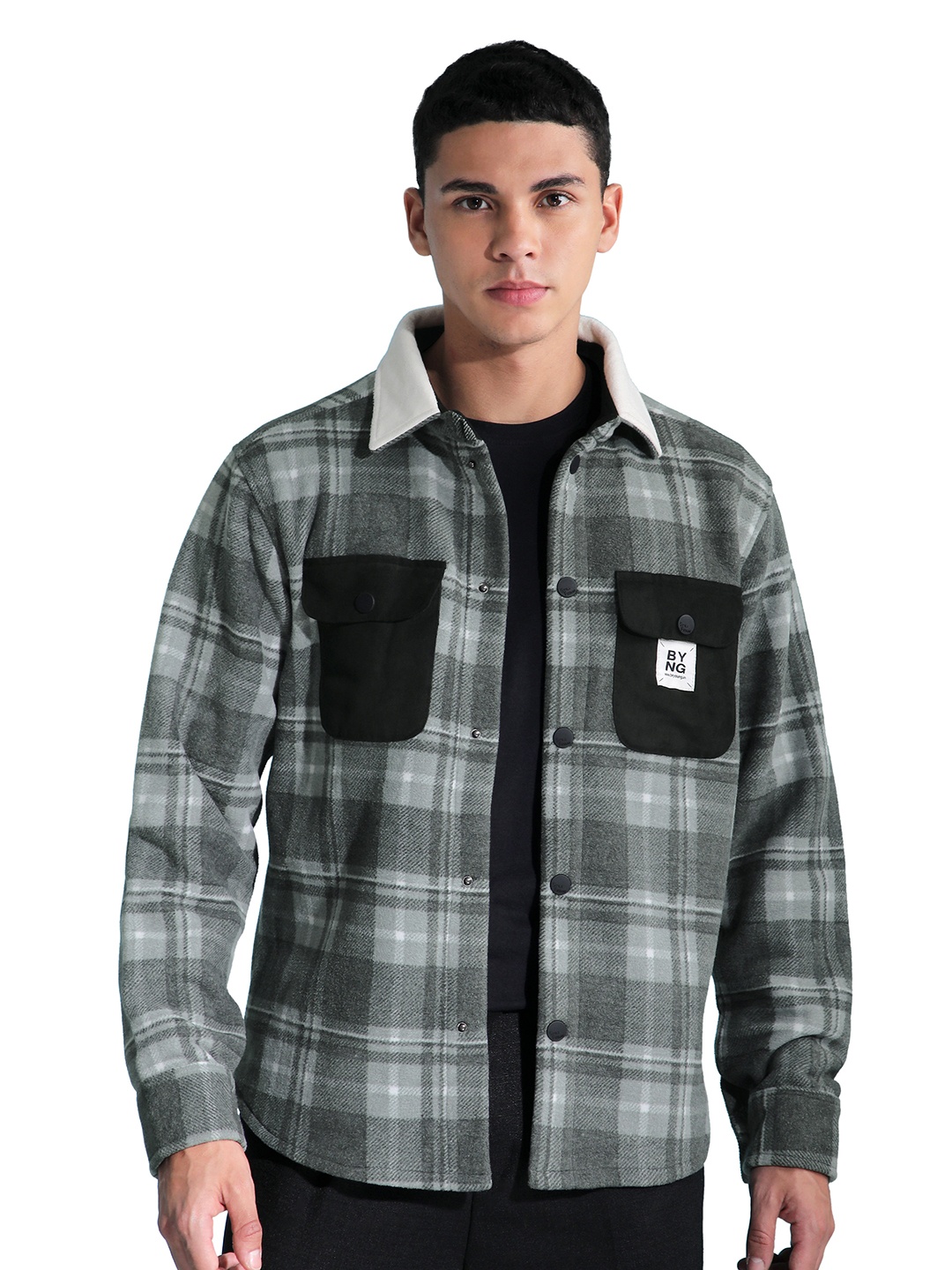

Beyoung Men Woollen Tailored Jacket, Olive