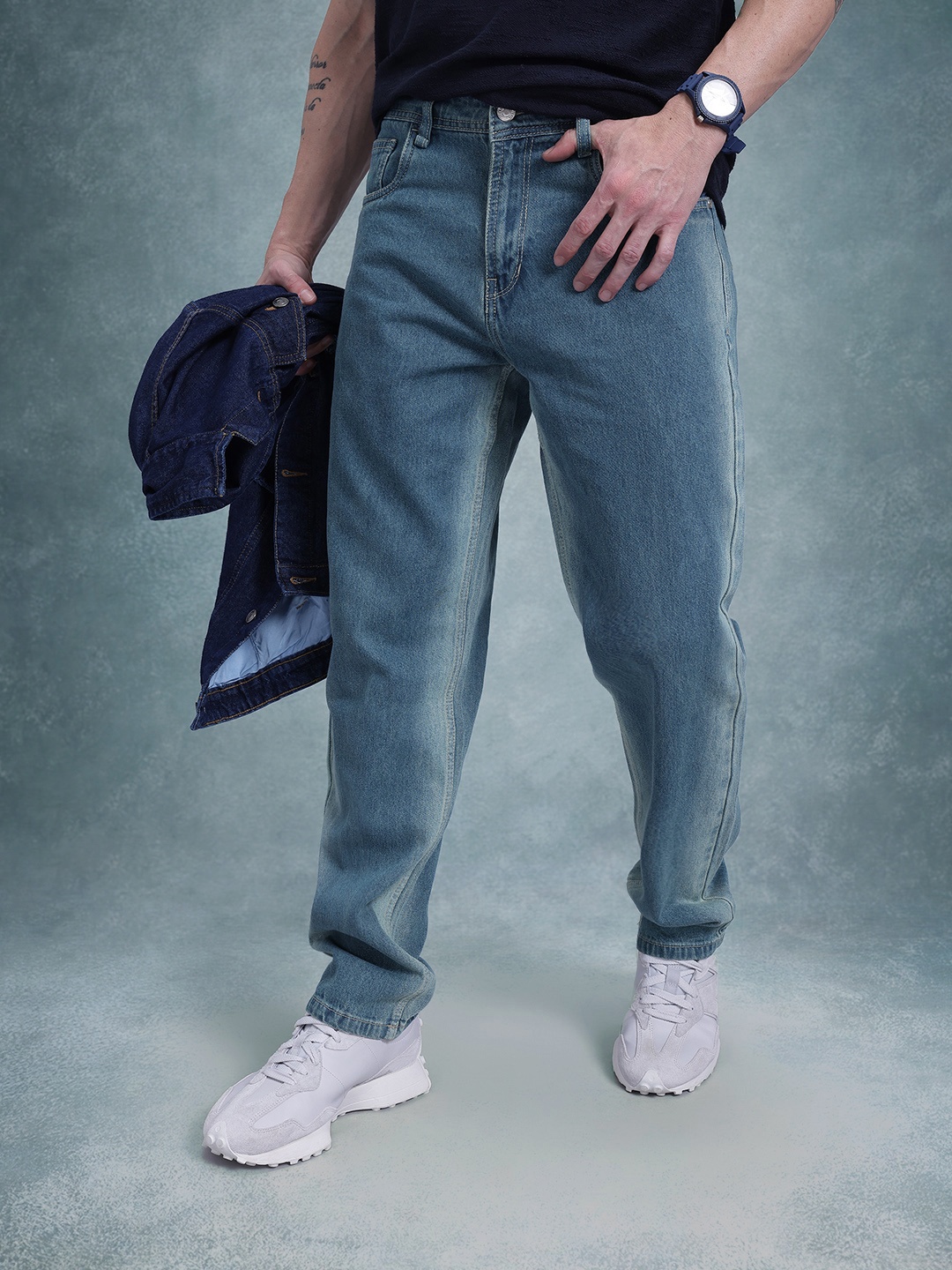 

The Roadster Life Co. Men Straight Fit Jeans, Blue