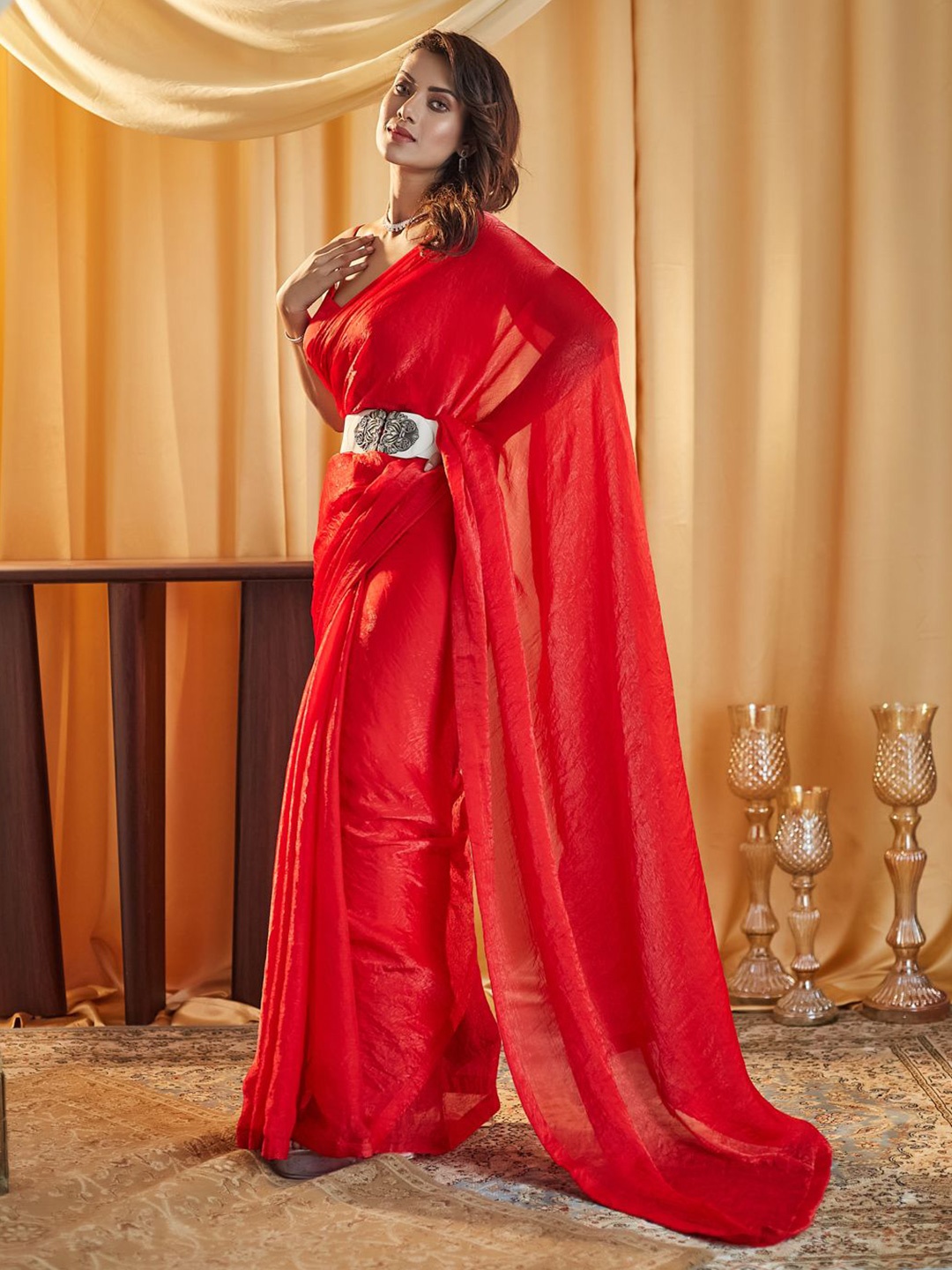 

kasee Saree, Red
