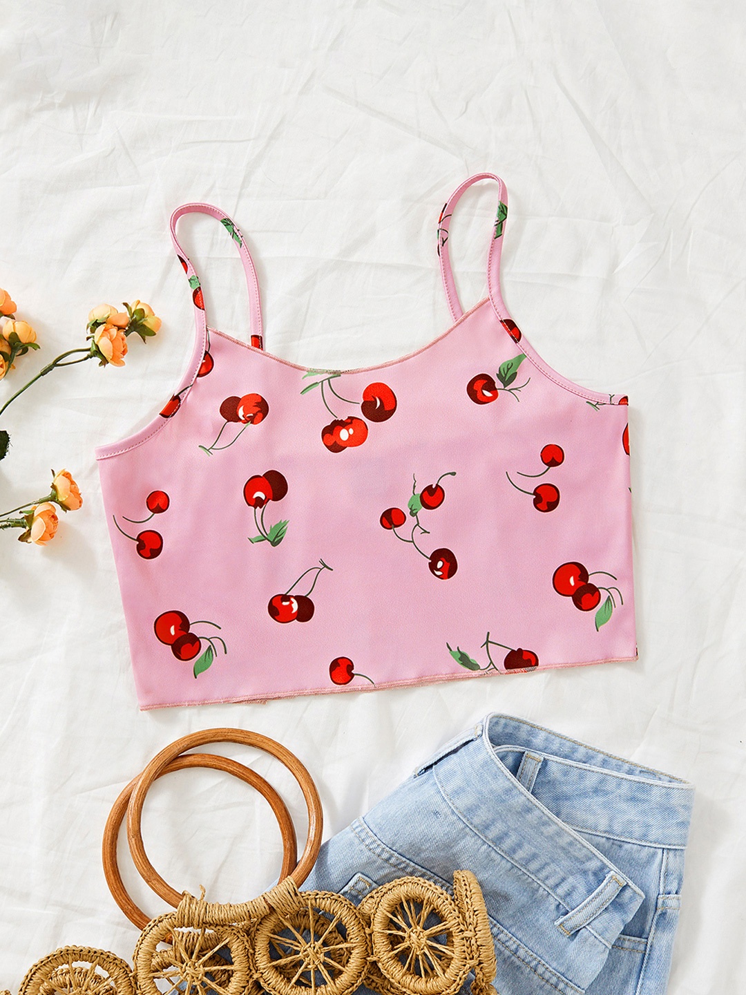 

StyleCast Print Top, Pink