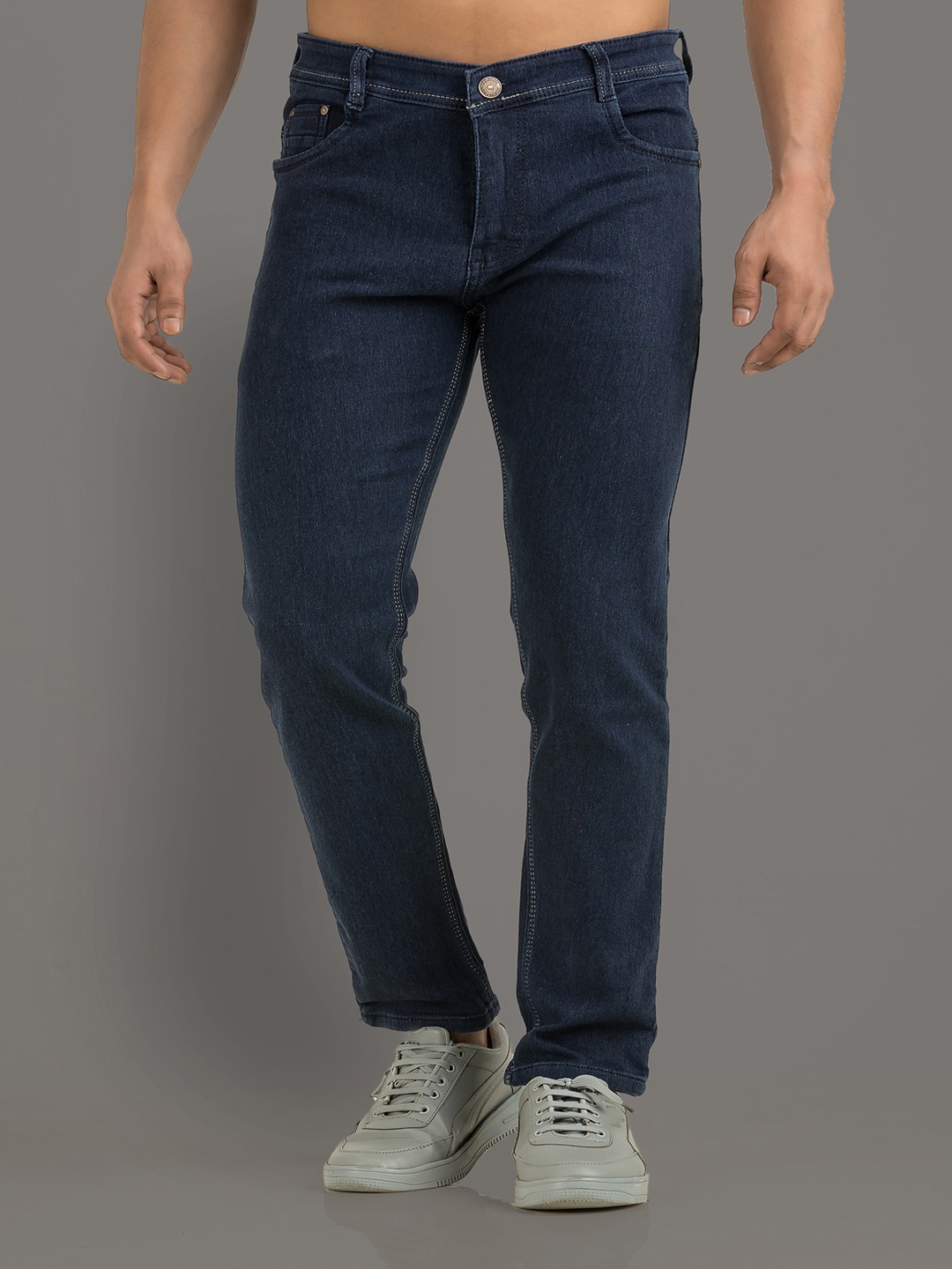 

Metronaut Men Comfort Slim Fit Stretchable Jeans, Blue