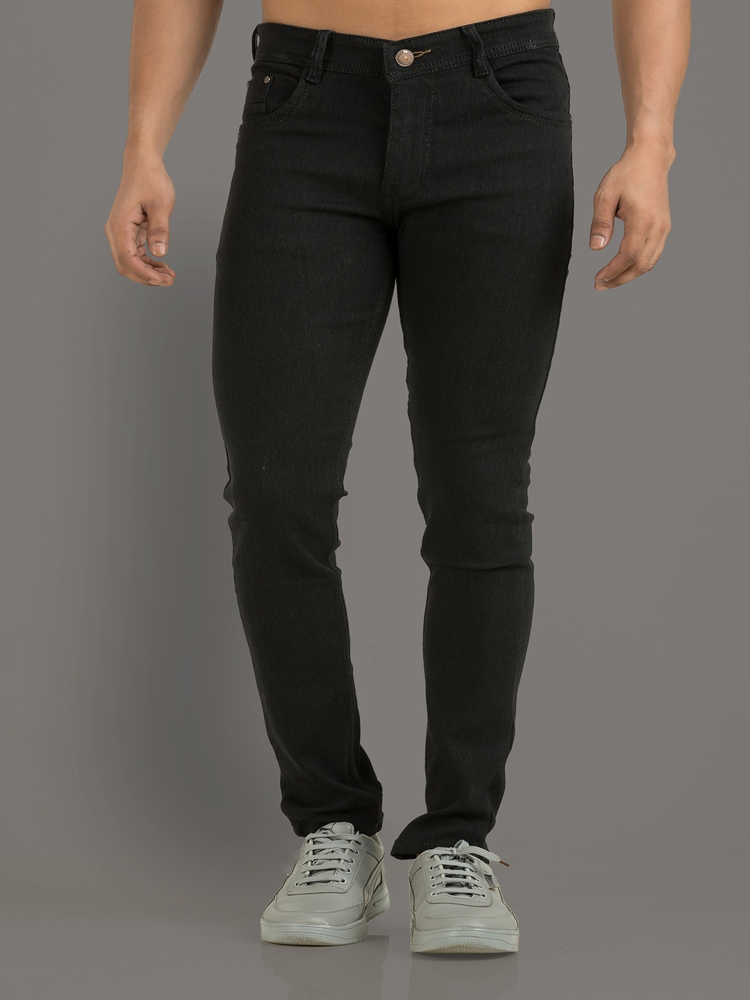 

Metronaut Men Comfort Slim Fit Stretchable Jeans, Black
