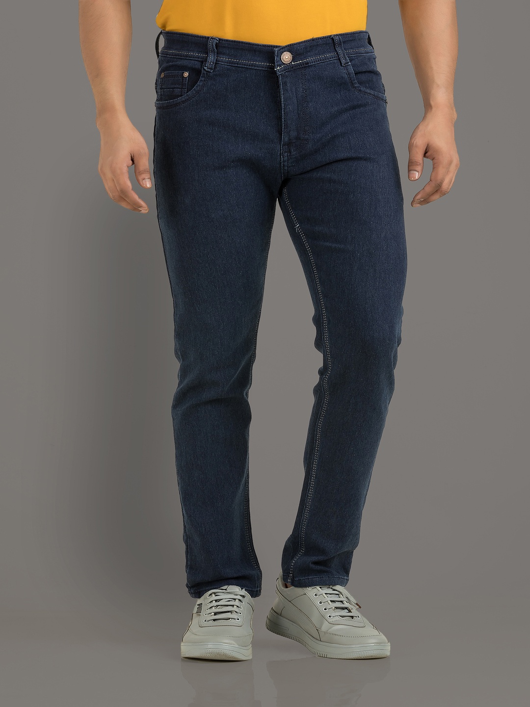 

Metronaut Men Comfort Slim Fit Stretchable Jeans, Blue