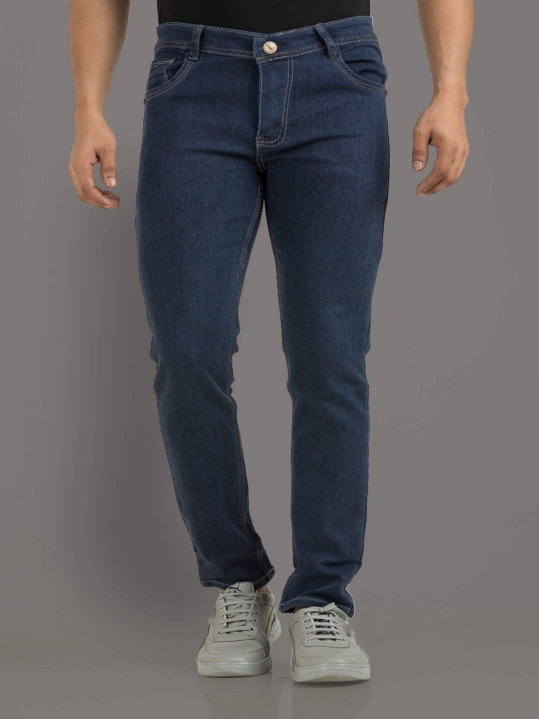 

Metronaut Men Comfort Slim Fit Stretchable Jeans, Navy blue