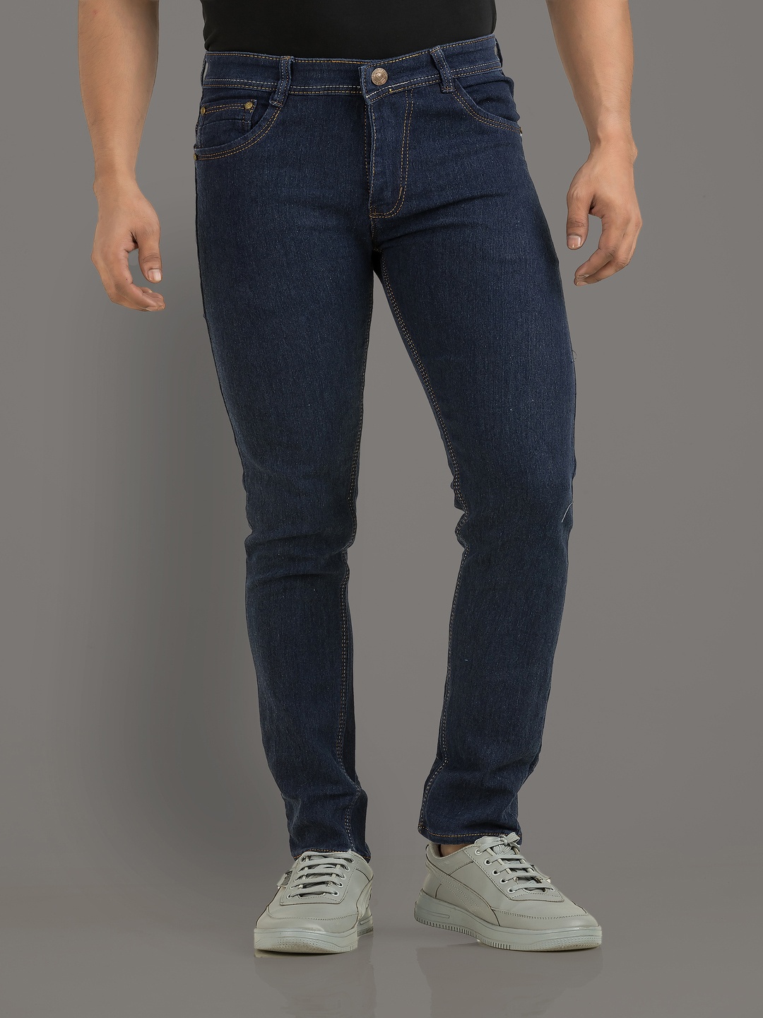 

Metronaut Men Comfort Slim Fit Stretchable Jeans, Blue