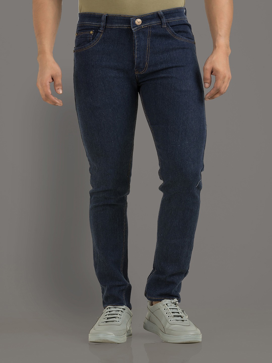 

Metronaut Men Comfort Slim Fit Stretchable Jeans, Blue