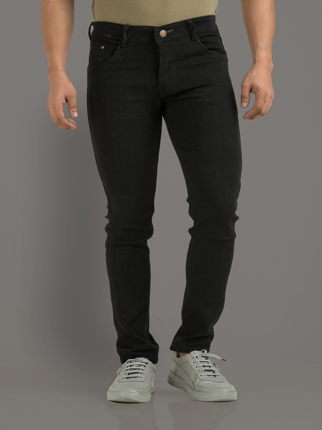 

Metronaut Men Comfort Slim Fit Stretchable Jeans, Black