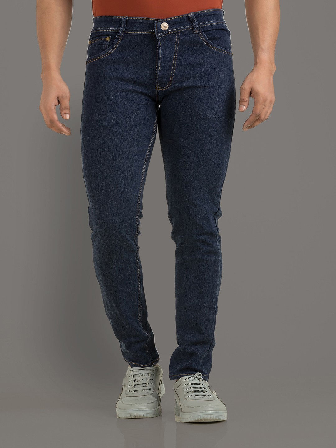 

Metronaut Men Comfort Slim Fit Stretchable Jeans, Blue