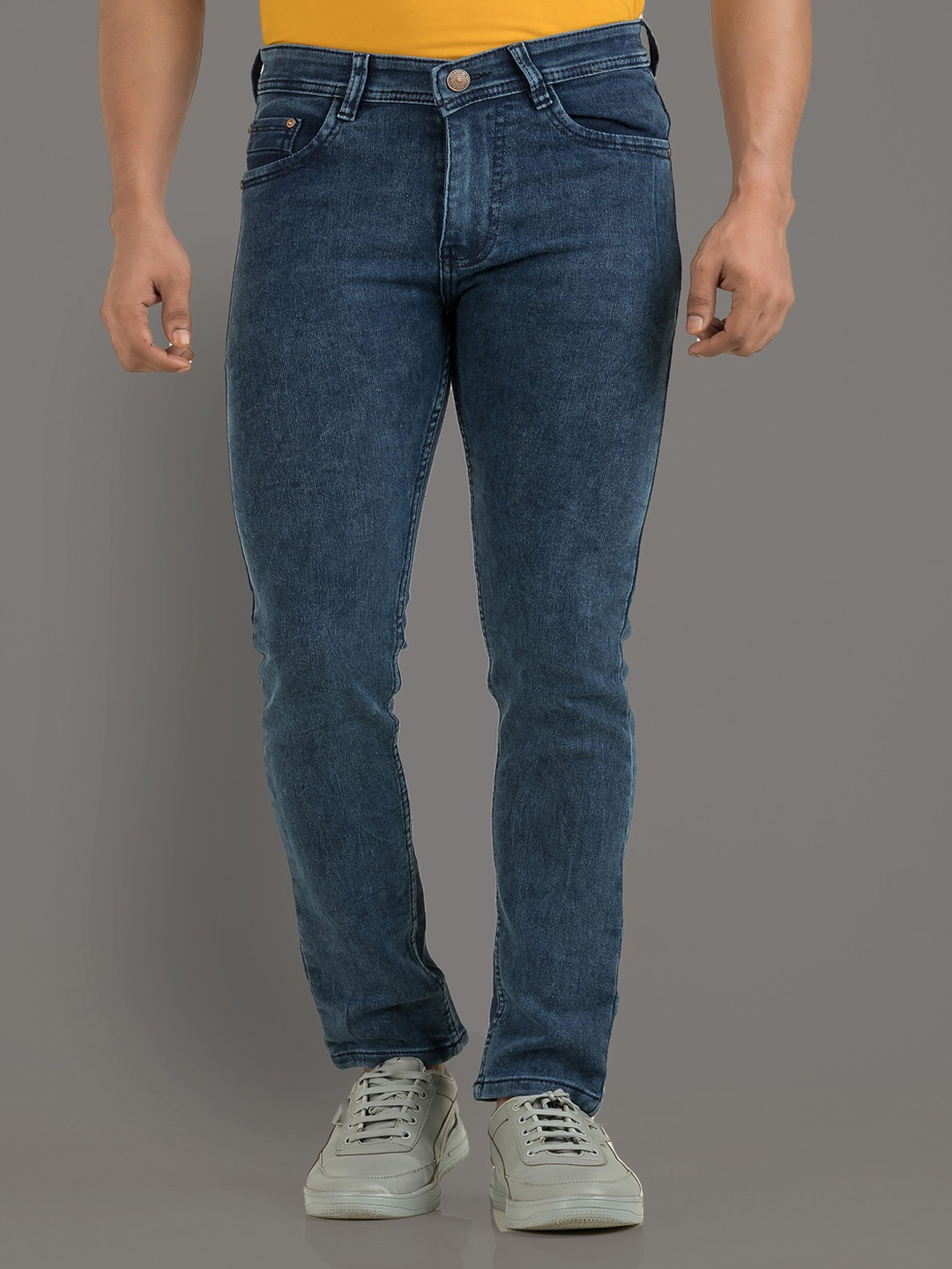 

Metronaut Men Comfort Slim Fit Stretchable Jeans, Blue