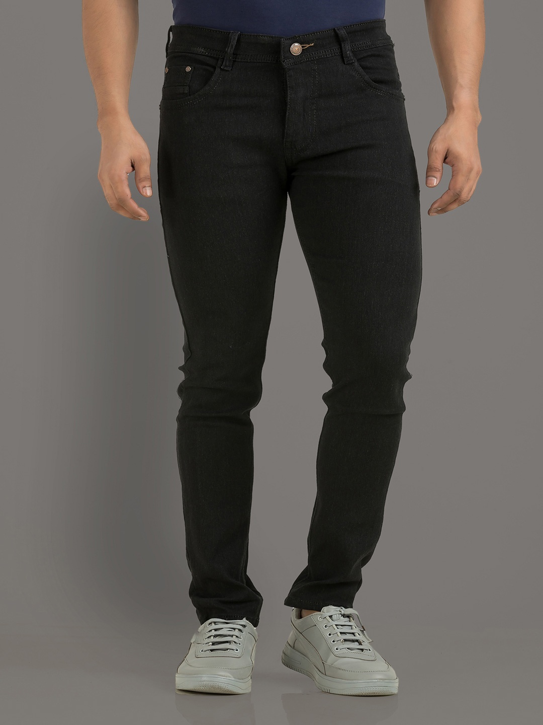 

Metronaut Men Comfort Slim Fit Stretchable Jeans, Black