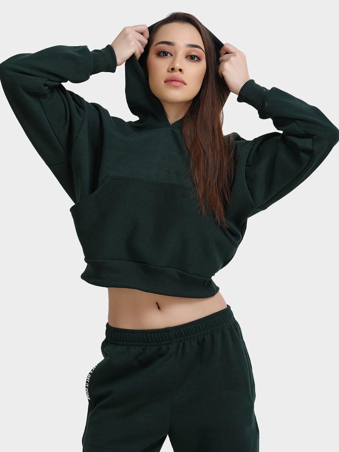 

Raxedo Women Hooded Sweatshirt, Green