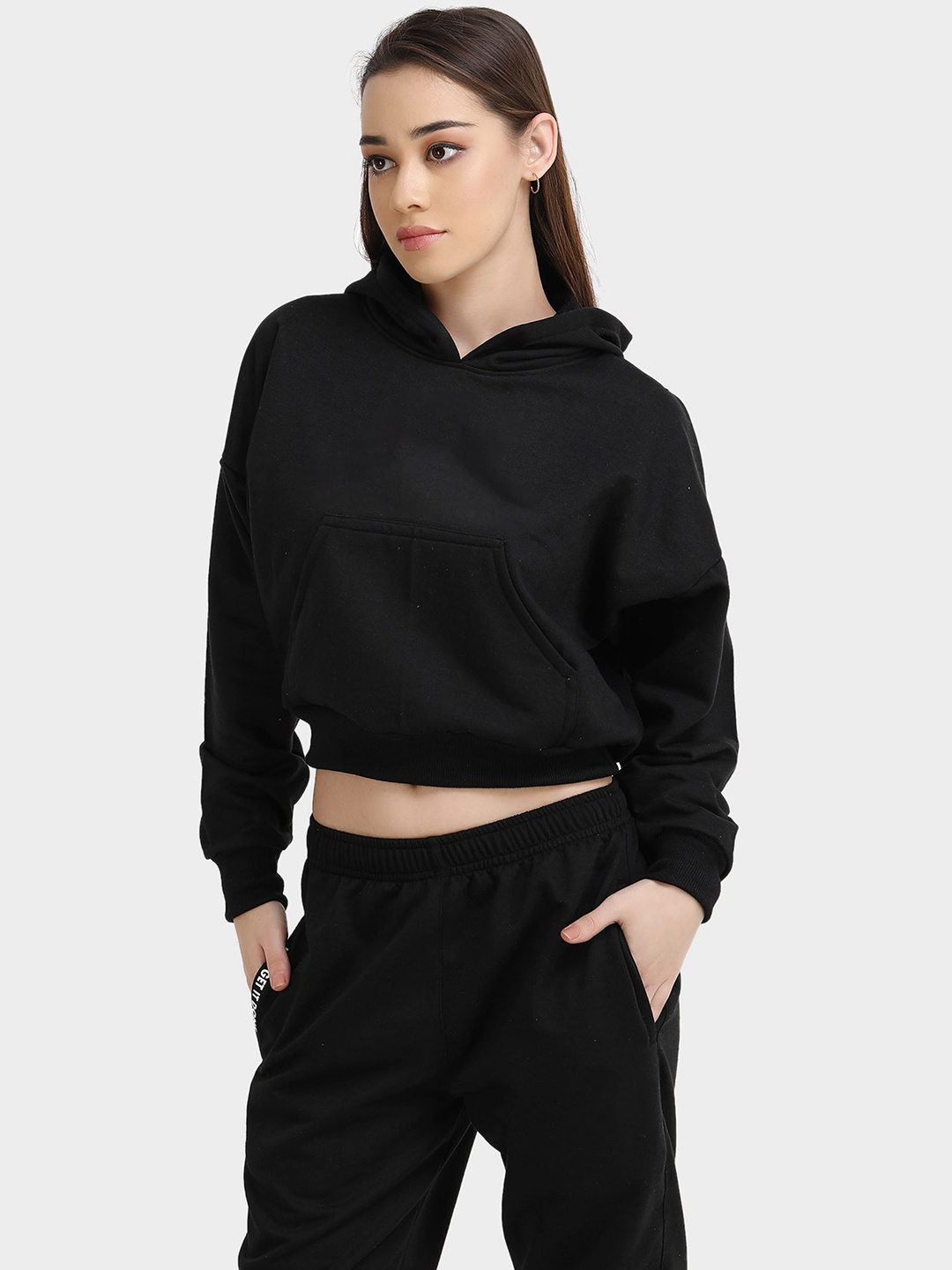 

Raxedo Women Hooded Sweatshirt, Black