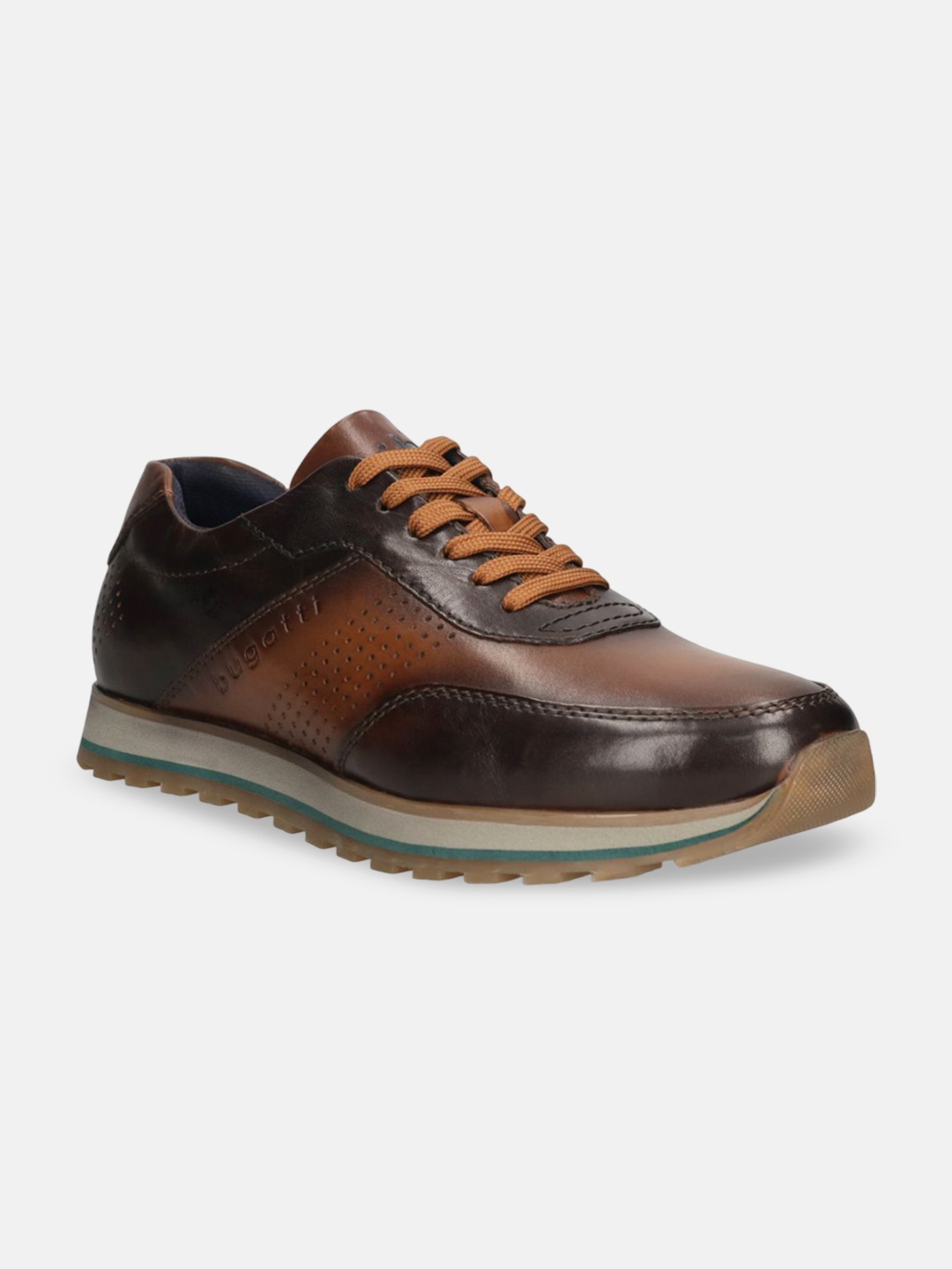 

Bugatti Men Leather Sneakers, Brown