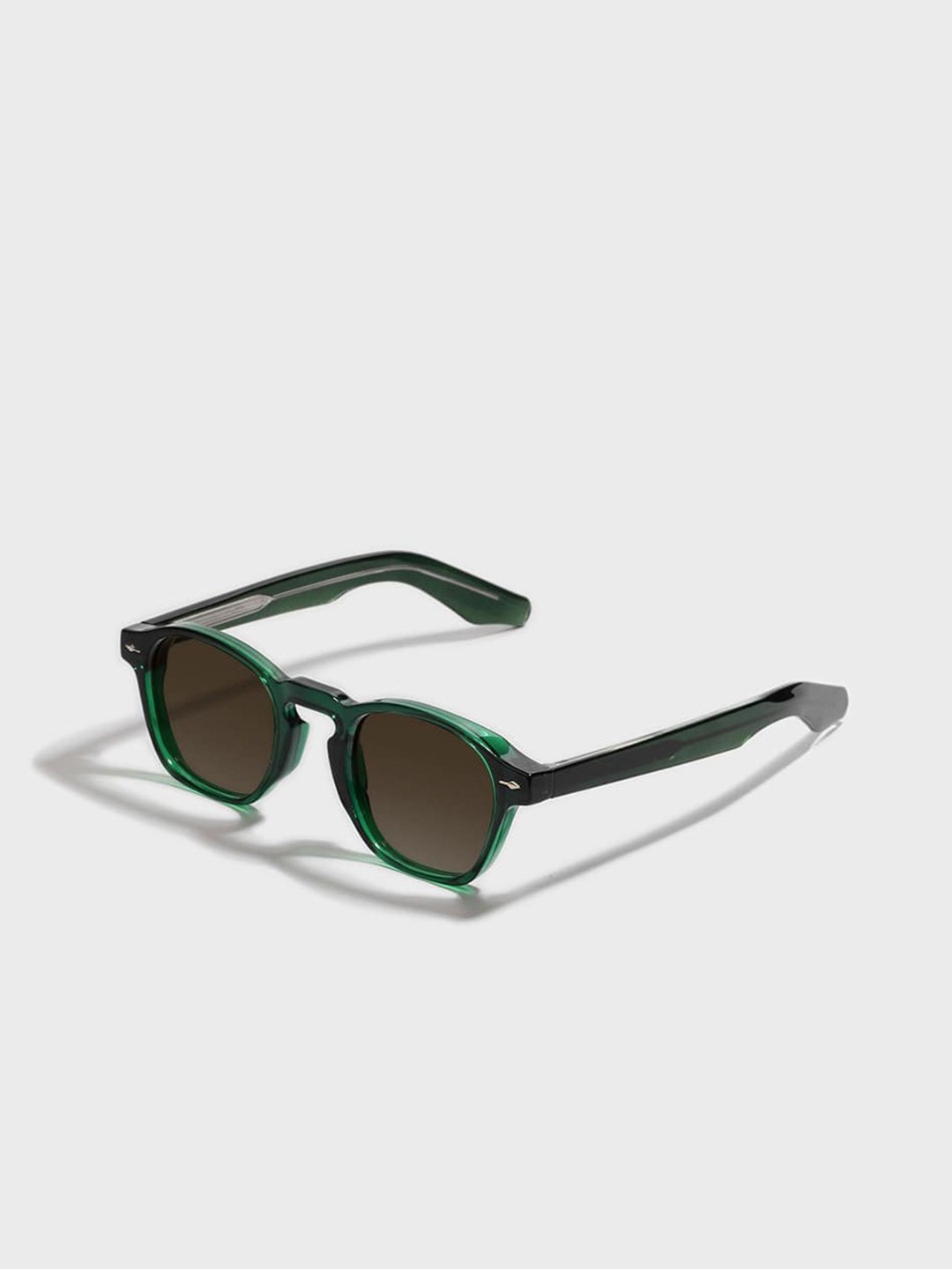 

SAM & MARSHALL Unisex Square Sunglasses with UV Protected Lens, Brown