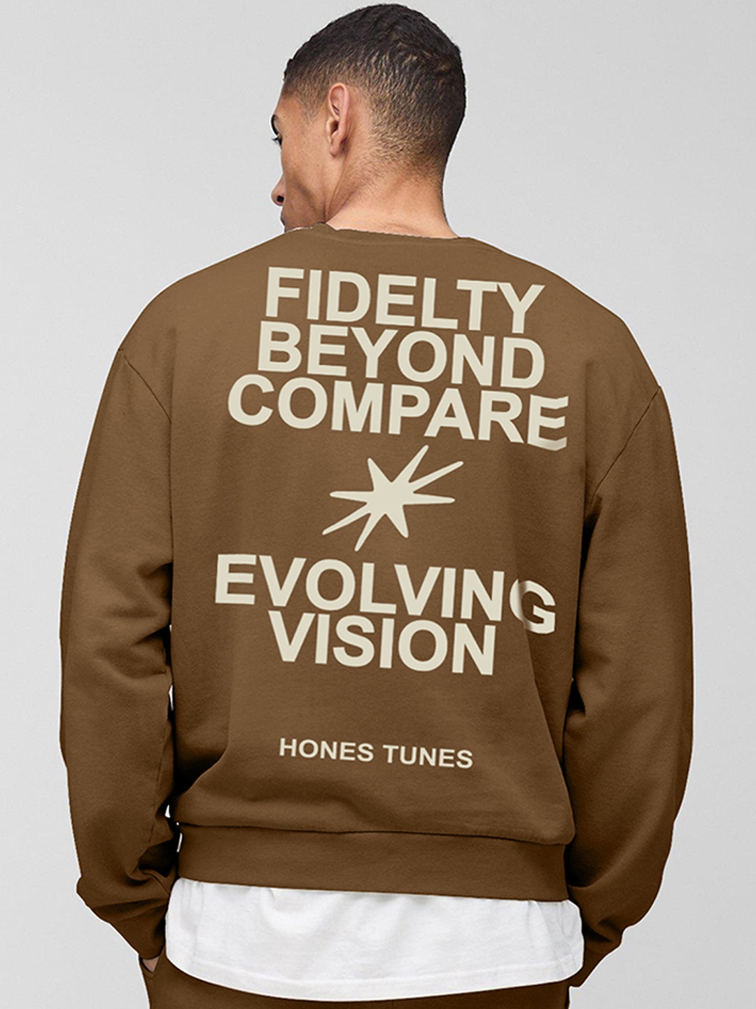 

Maniac Men Printed Sweatshirt, Brown