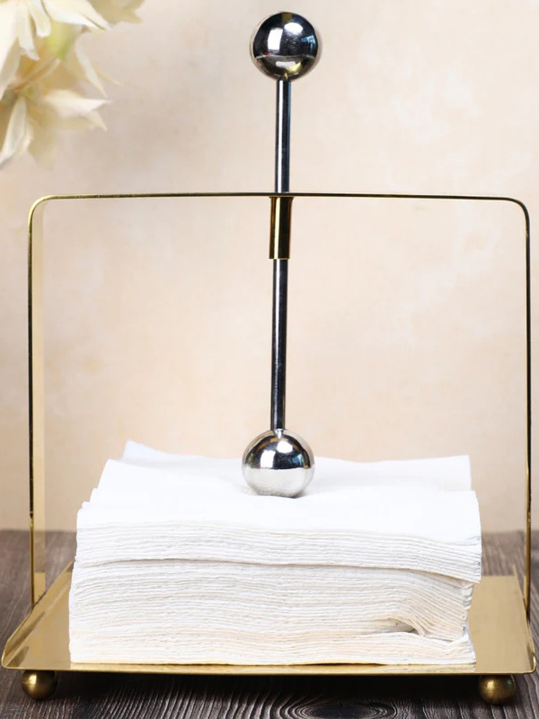 

THE HOME CO. Gold-Toned Aluminium Tissue Holders