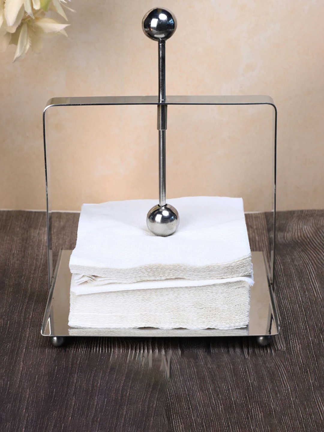 

THE HOME CO. Silver-Toned Aluminium Tissue Holders