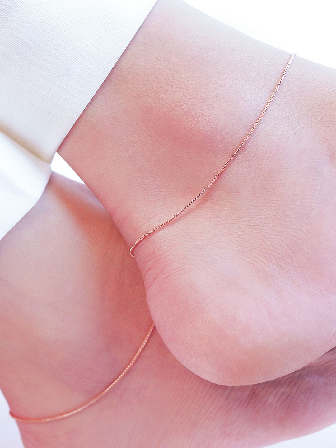 

Zavya Rose Gold-Plated Anklet
