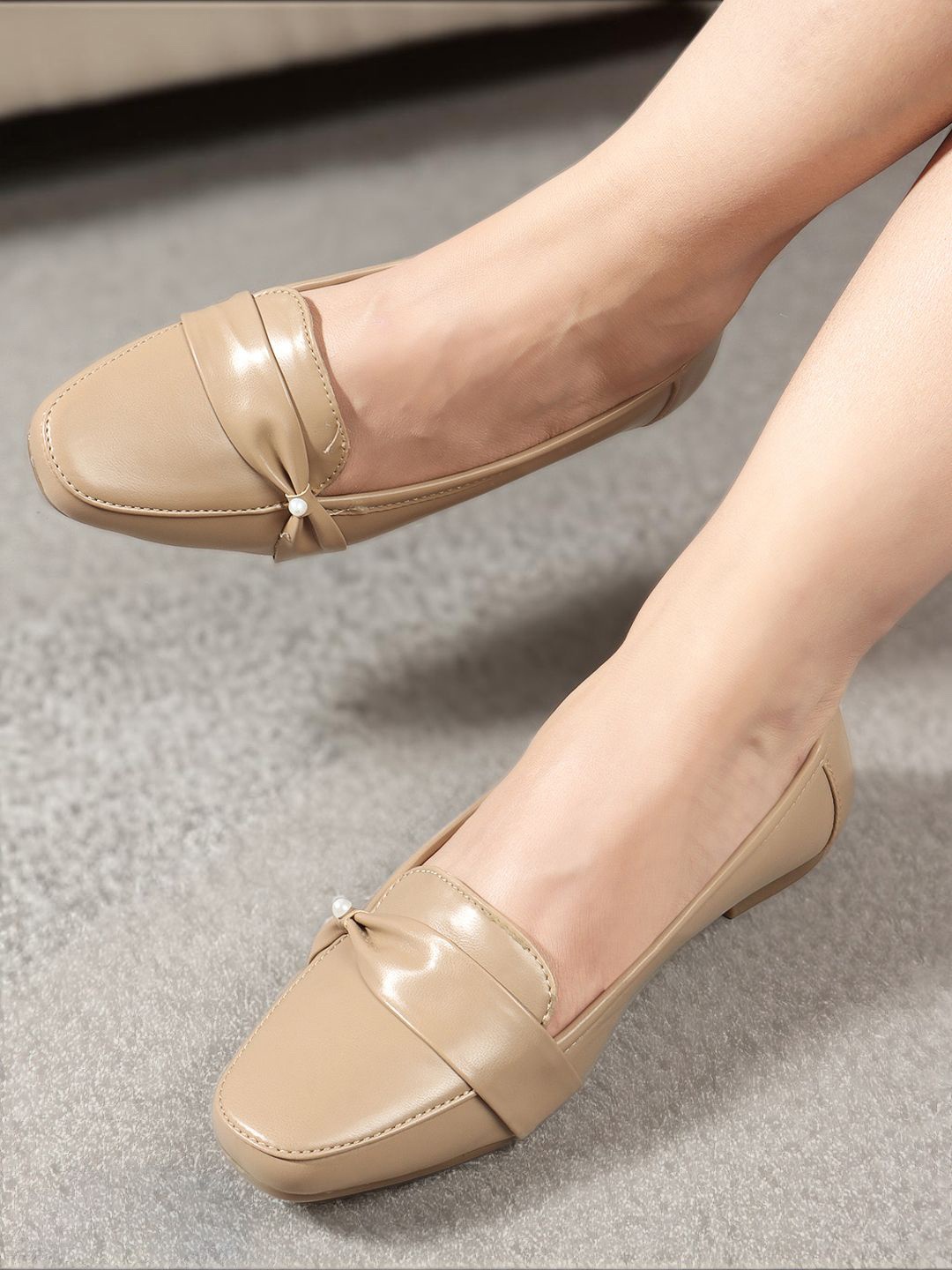 

Mast & Harbour Women Ballerinas Flats, Beige