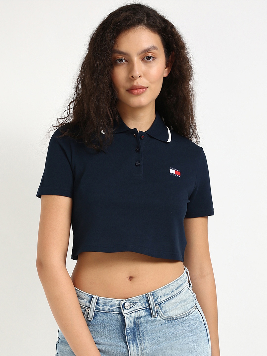 

Tommy Hilfiger Women Pockets T-shirt, Blue