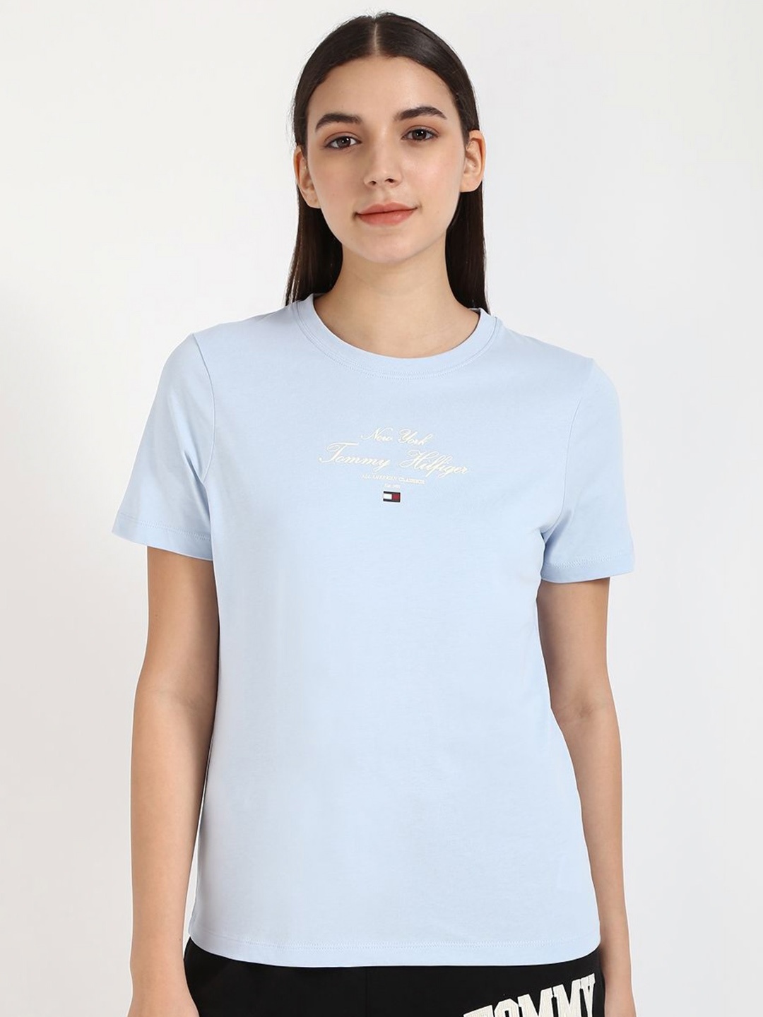 

Tommy Hilfiger Women Pockets T-shirt, Blue