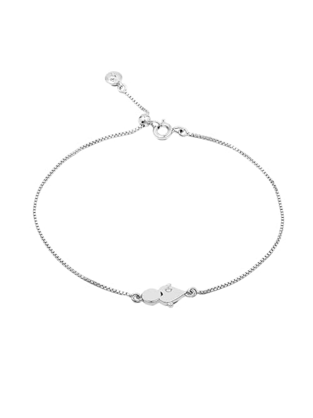 

ROOVI Women Sterling Silver Oxidised Silver-Plated Wraparound Bracelet