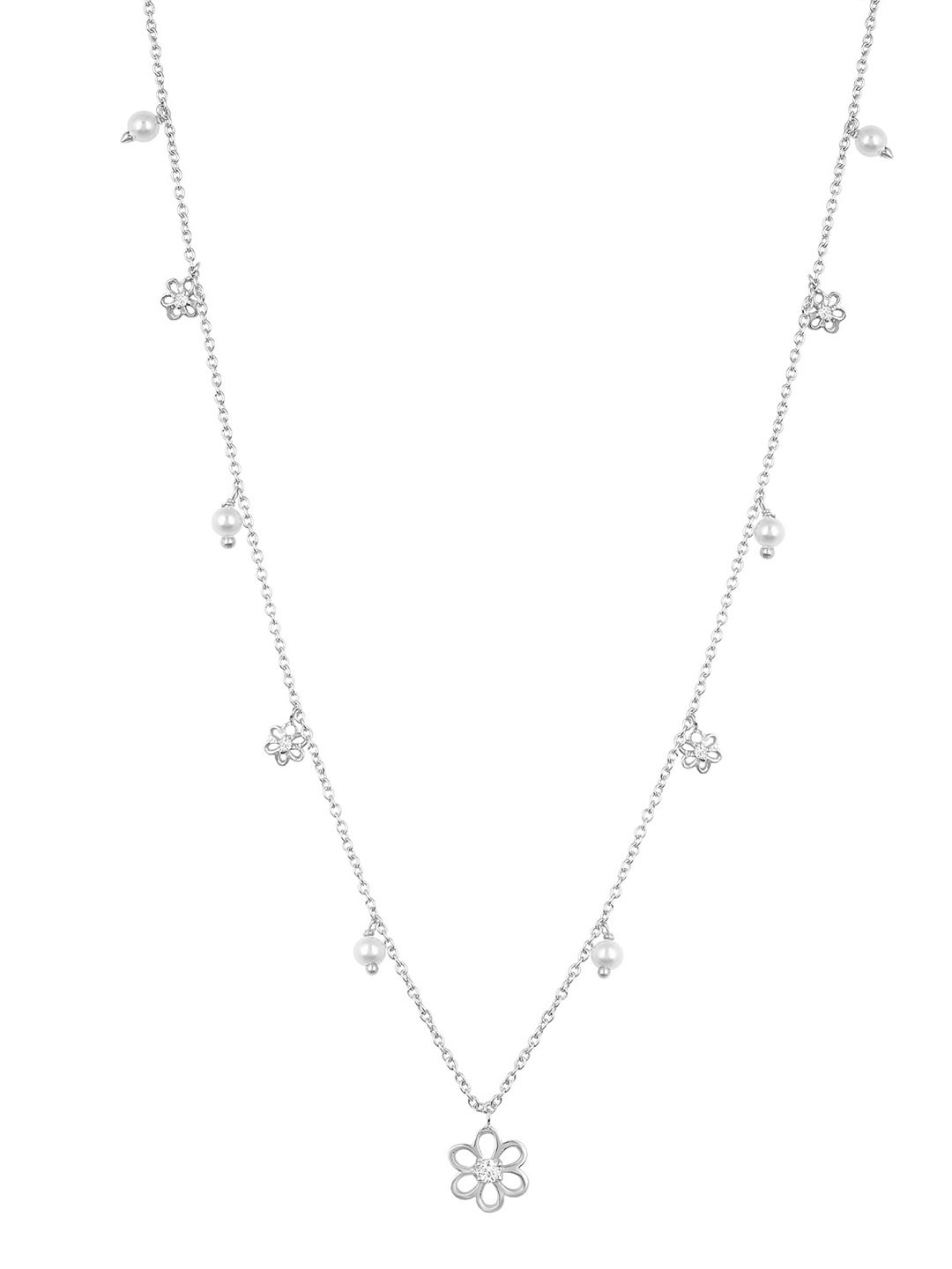 

ROOVI Sterling Silver Silver-Plated Necklace