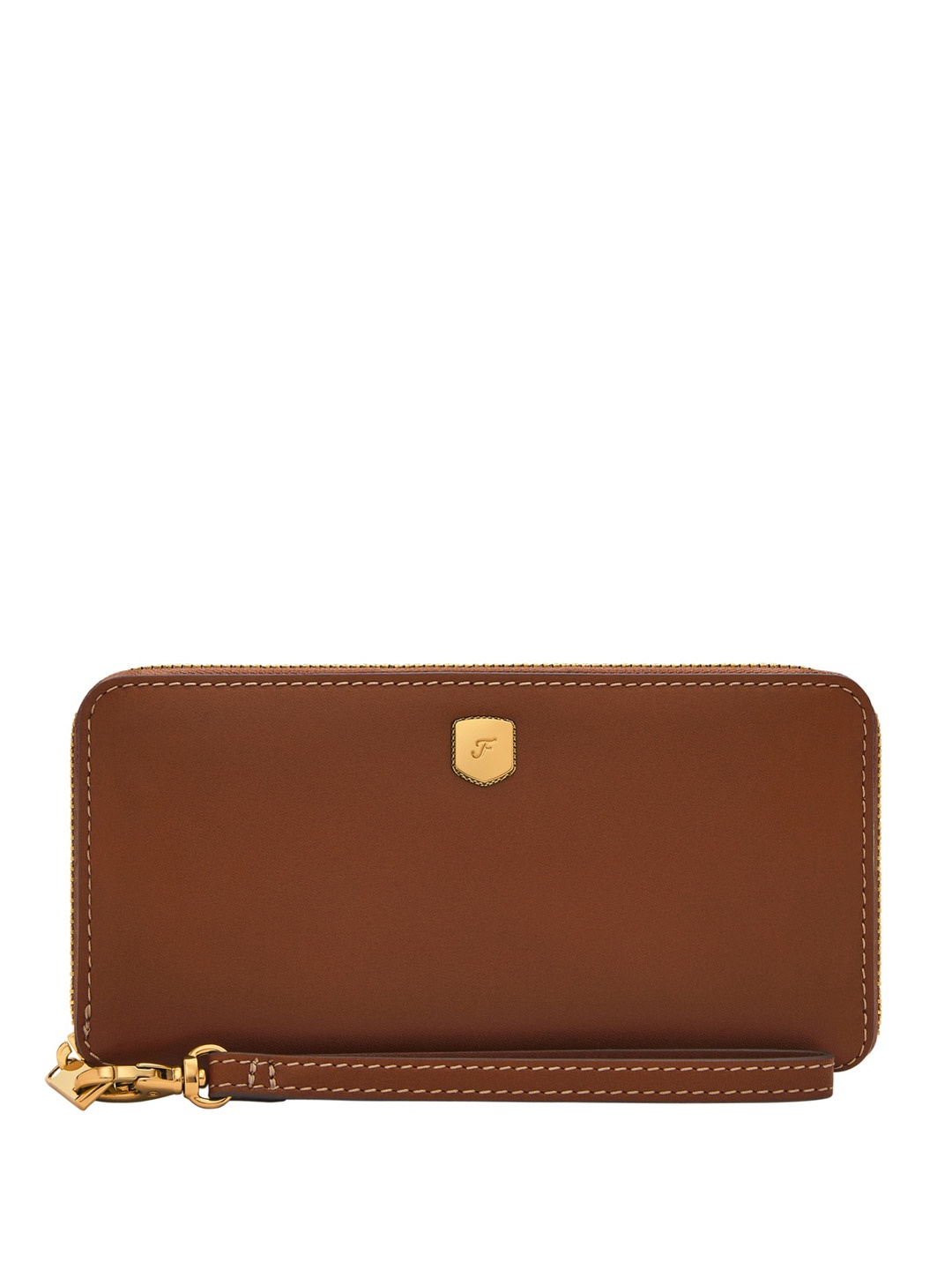 

Fossil Leather Structured Sling Bag with Bow Detail, Brown